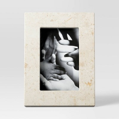  Marble Stone Table Frame Natural - Threshold™