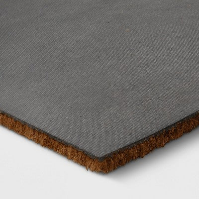  1'6"x2'6" Natural Printed Rug Black - Threshold™