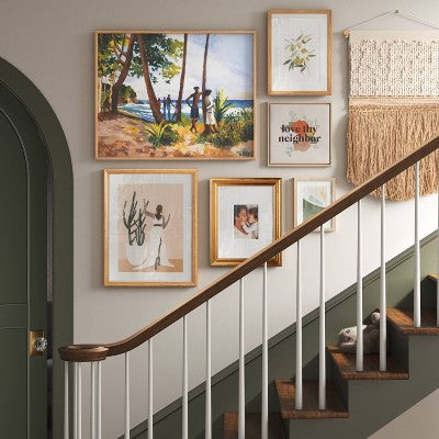  30" X 24" Village Waterfront By Boscoe Holder Framed Canvas Board - Threshold™