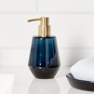  Smokey Glass Soap Pump Blue - Threshold™