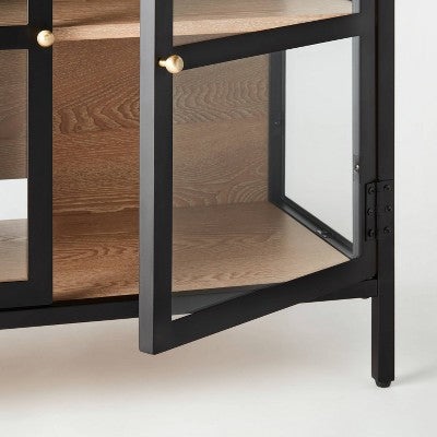  Crystal Cove Glass TV Stand For TVs Up To 59" - Threshold™ Designed With Studio McGee