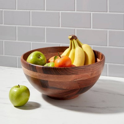  188oz Wood Signature Serving Bowl - Threshold™