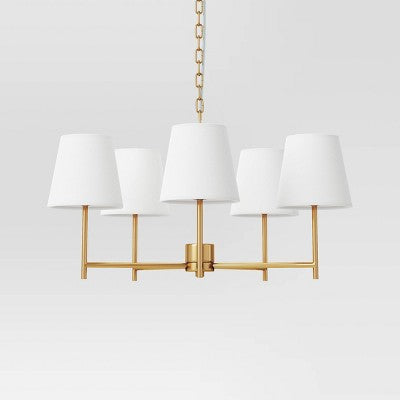  5 Arm Shaded Chandelier - Threshold™