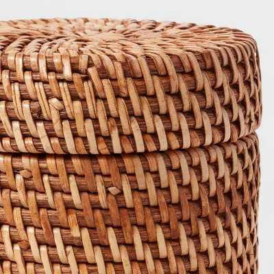  Rattan Canister Light Brown - Threshold™