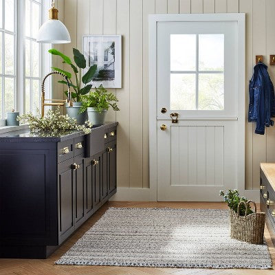  Bayside Indoor/Outdoor Rug Heathered Gray - Threshold™ Designed With Studio McGee