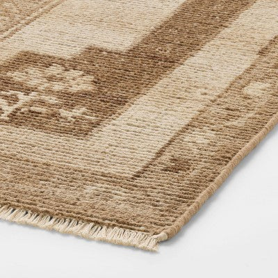  5'x7' Hand Knotted Wool Area Rug Brown/Cream - Threshold™ Designed With Studio McGee