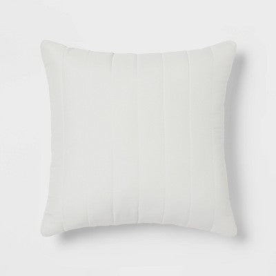  8pc Tufted Broken Stripe Comforter Bedding Set White - Threshold™