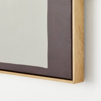  24" X 30" Simple Abstract Shape Framed Canvas - Threshold™ Designed With Studio McGee