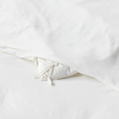  Washed Cotton Sateen Duvet & Sham Set - Threshold™