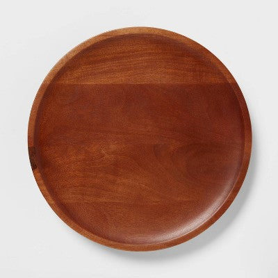  13.5" Wood Signature Round Lazy Susan - Threshold™