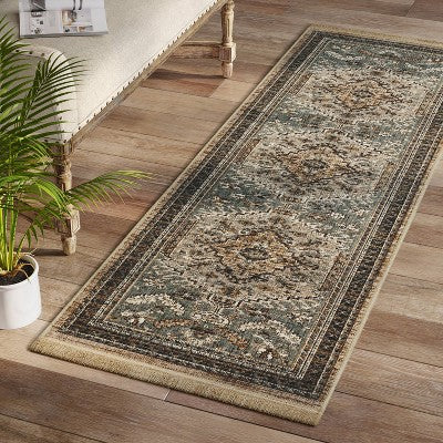  Floral Woven Accent Rug - Threshold
