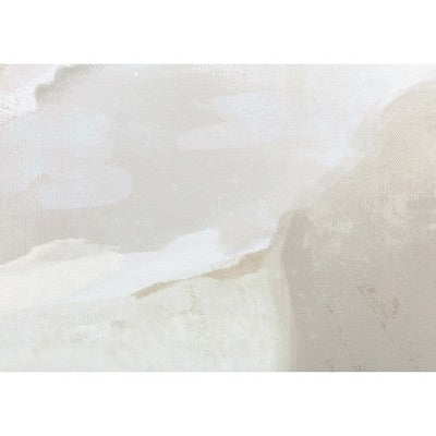  24" X 30" Neutral Abstract Lines Framed Canvas - Threshold™ Designed With Studio McGee
