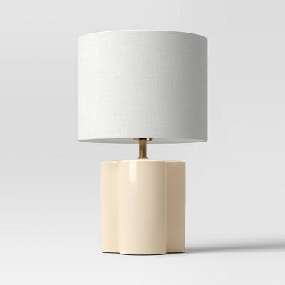  Modern Clover Table Lamp Cream - Threshold™