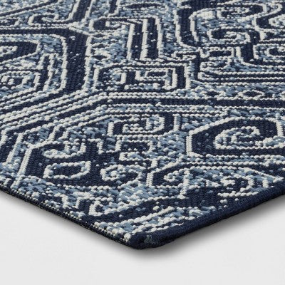  Paisley Outdoor Rug Blue - Threshold™
