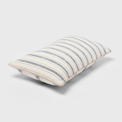  Woven Striped With Plaid Reverse Throw Pillow - Threshold™