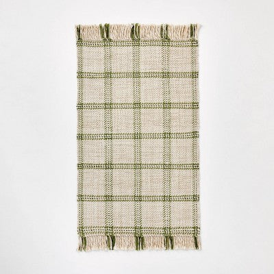  2'1"x3'2" Indoor/Outdoor Plaid Accent Rug - Threshold™ Designed With Studio McGee™
