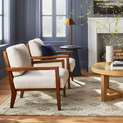  Tremonton Hand Tufted Wool Area Rug Cream - Threshold™ Designed With Studio McGee